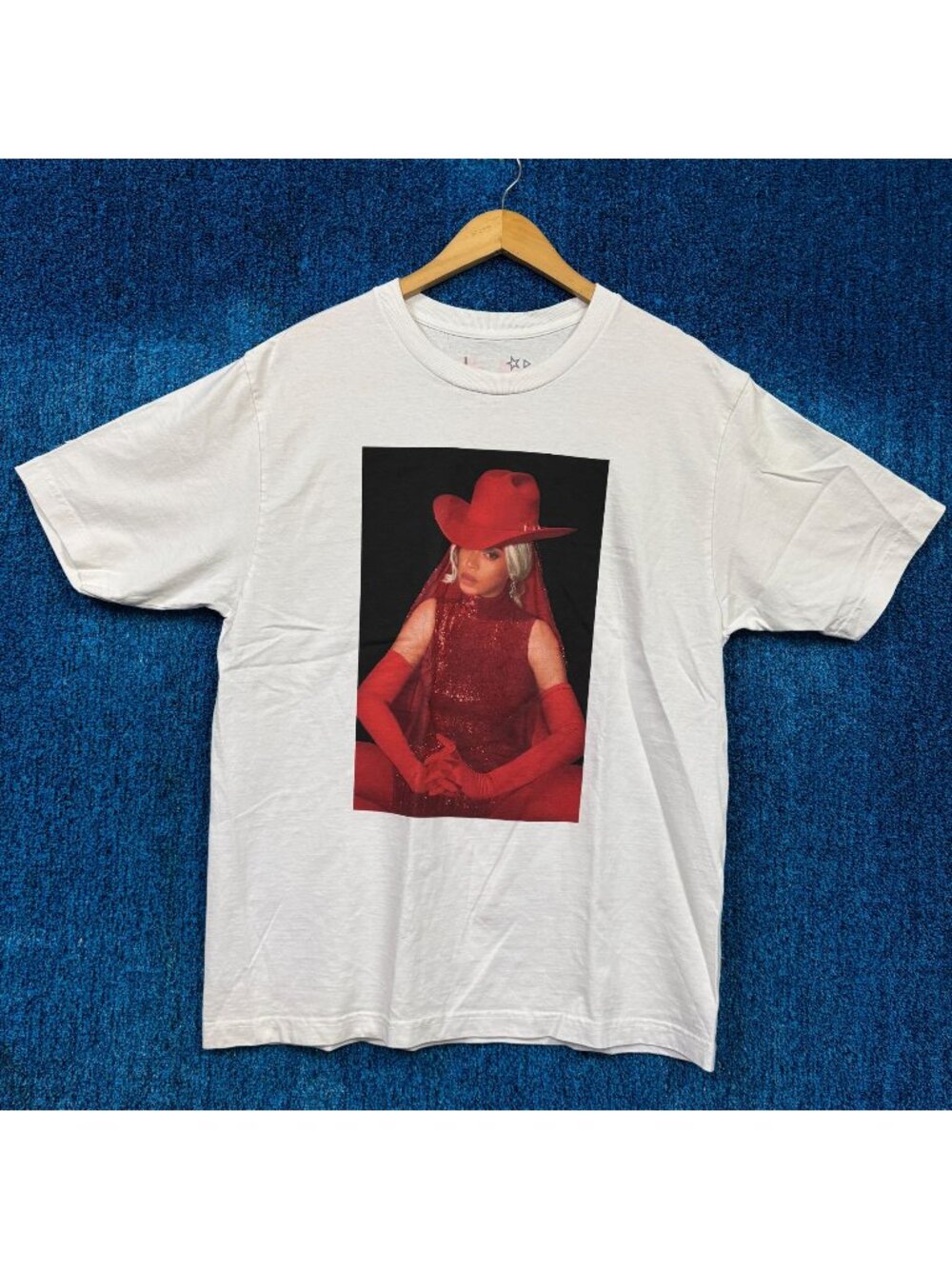 Beyoncé Cowboy Carter White T-Shirt Size Large